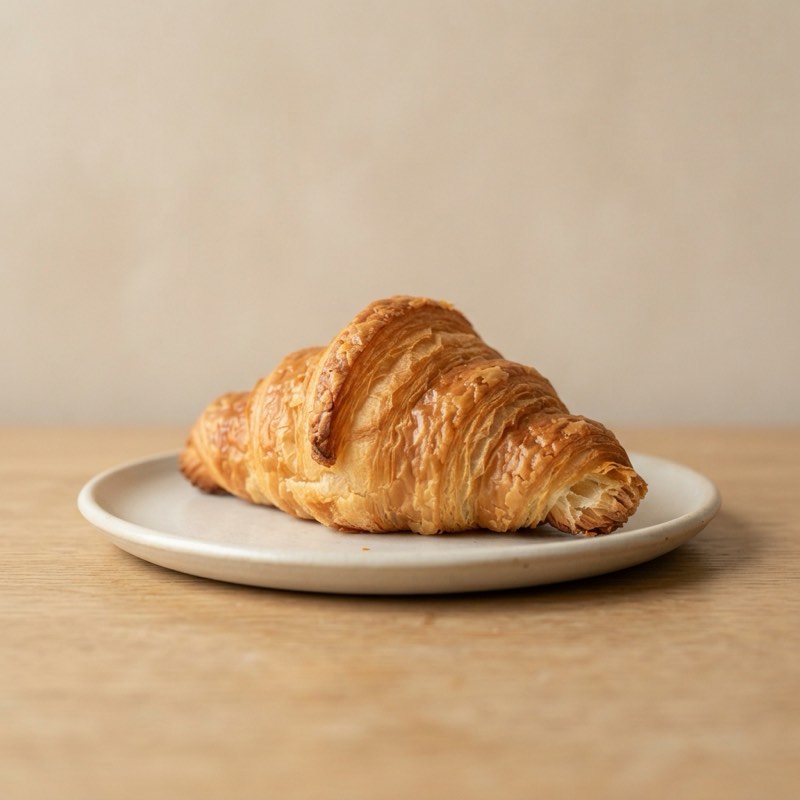 Croissant Hojaldrado de Mantequilla - Bollería & Viennoiserie de paunaderia, 90 g, 2.20 EUR