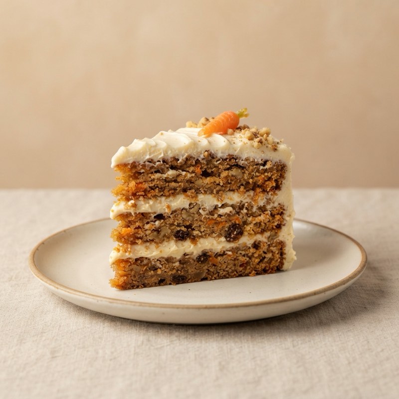 Tarta de Zanahoria con Queso Crema - Packs & Desayunos de paunaderia, Porción 180 g, 4.50 EUR